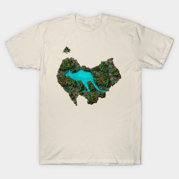 Kangaroo Island T-Shirt by happyantsstudio